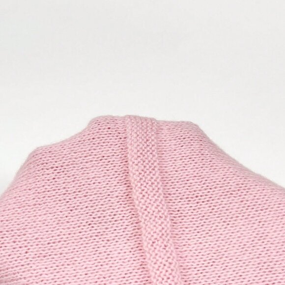 Pink Casual Women's Stand Collar Pullover Sweater - Picture 7 of 7